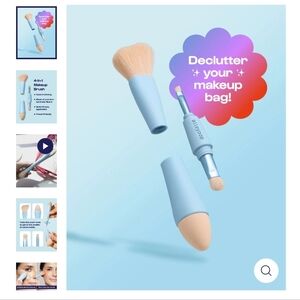 Alleyoop Multi-Tasker 4-in-1 Makeup Brush